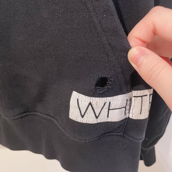 Authentic Off White “blue collar” hoodie - Picture 3 of 3